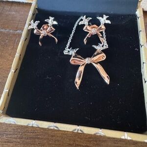 Disney Rebecca Hook Cinderella Necklace and Earrings set. Trunk Show Exclusive.